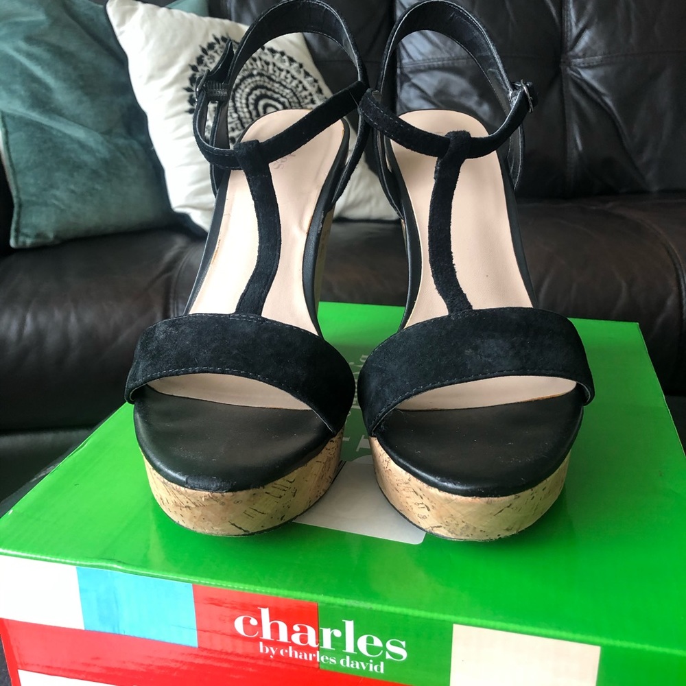 Charles David cork wedge